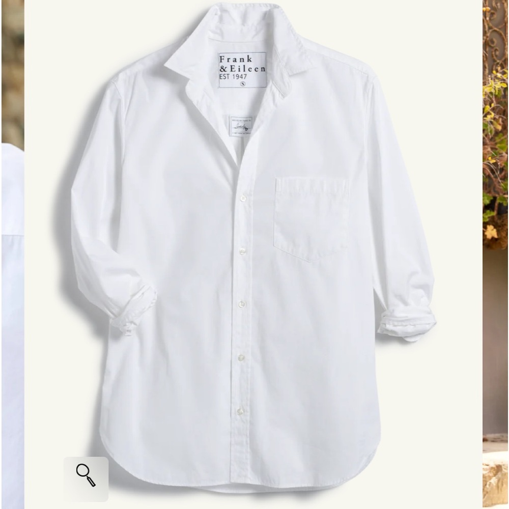 Frank and Eileen Joedy white button down xl